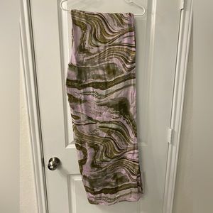 Marble wide leg pants